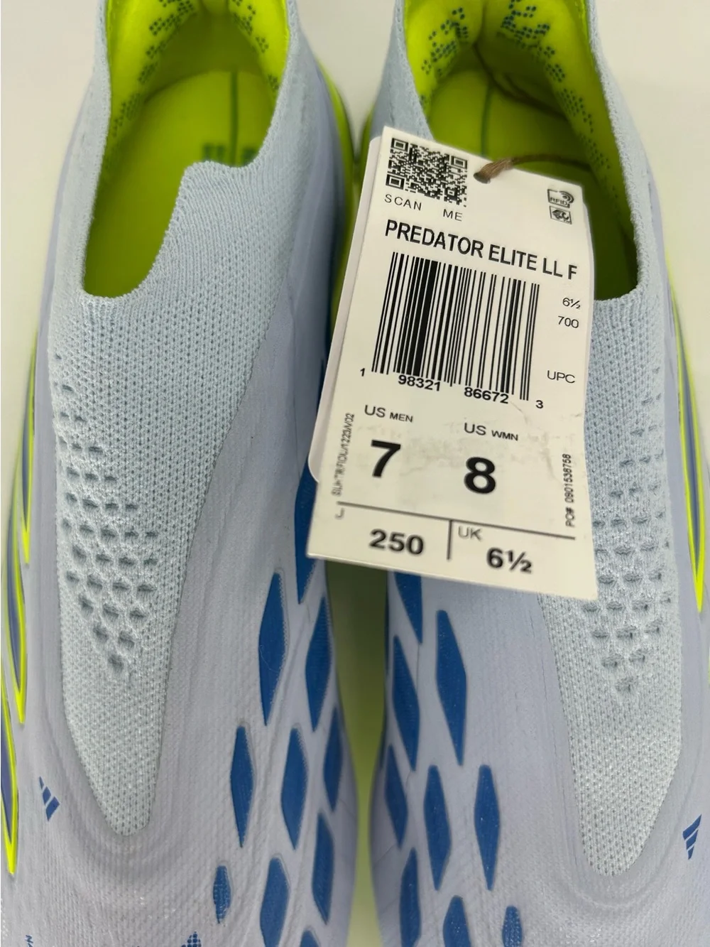 New Adidas Predator Elite Laceless FG Men’s Soccer Cleats Style JS0410